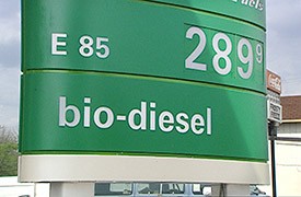 How can I compare the energy content of alternative fuels and gasoline or diesel?